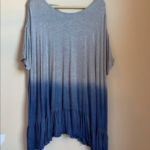 Ombré mini dress